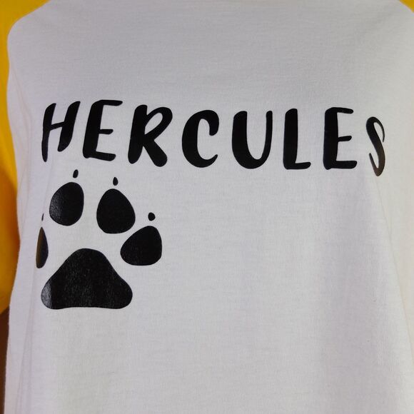 Champion Authentic Hercules Paw Print 3/4 Sleeve Top Size Medium - Picture 3 of 8